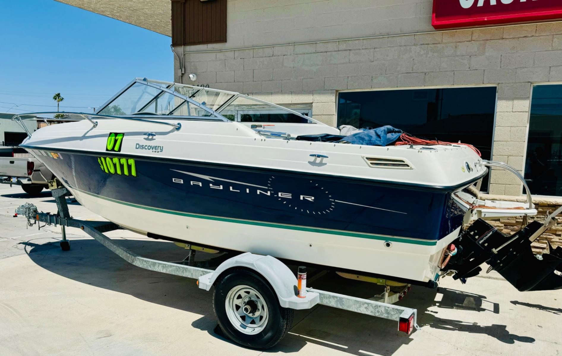 2007 Bayliner Discovery 192 , located at 2190 Hwy 95, Bullhead City, AZ, 86442, (928) 704-0060, 0.000000, 0.000000 - On consingment. 2007 Bayliner Discovery 192. Recently serviced. Nice bimini top - Photo #15